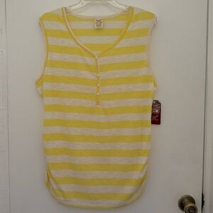 Faded Glory Sunny Striped Tank Top
